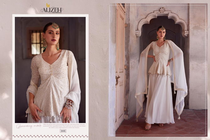 Gulbahar Vol 5 By Alizeh Wedding Wear Readymade Indo Western Wholesale Online
